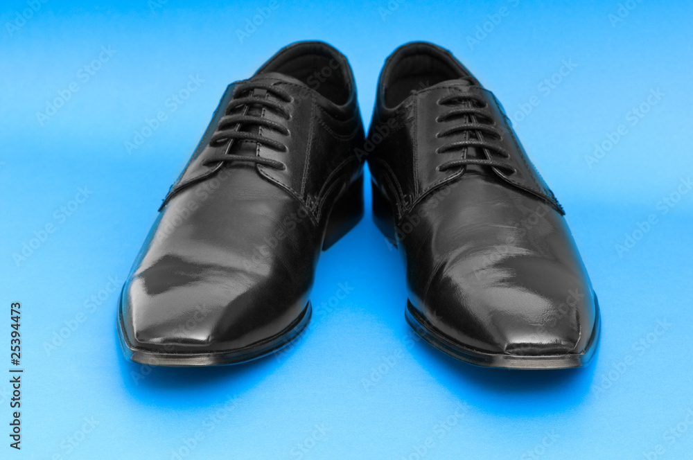 Male shoes isolated on the white background Male shoes isolated on the white background