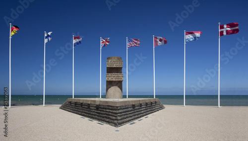 Konstfotografi Bandiere allo sbarco