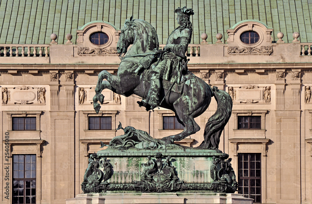 Prinz Eugen Denkmal, Heldenplatz in Wien Prinz Eugen Denkmal, Heldenplatz in Wien