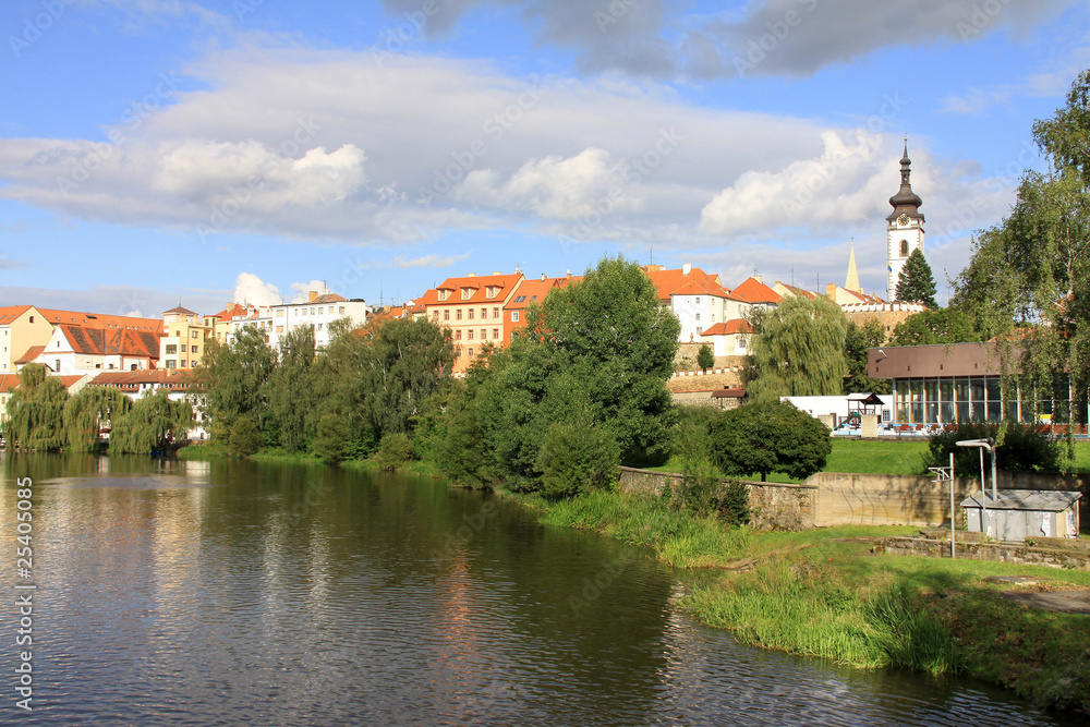 The medieval town Pisek in Czech Republic