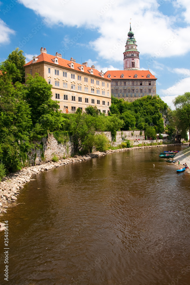 Fototapeta premium Castle in Cesky Krumlov (Czech Republic)