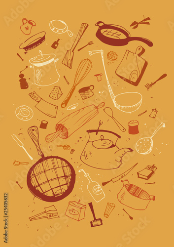 Vector illustraition of kitchen utensil