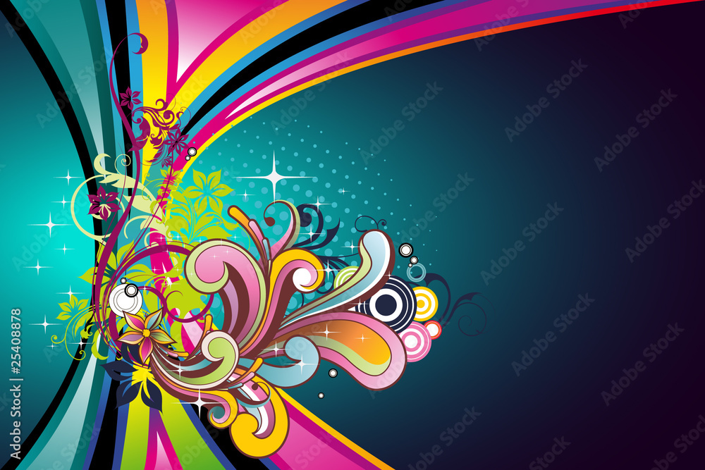 Obraz premium color wave 3