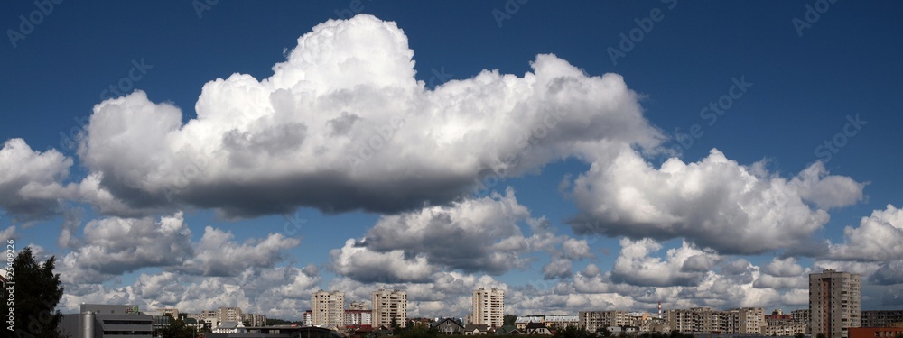 Clouds and the city