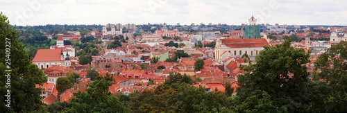 Roofs of the Vilnius city