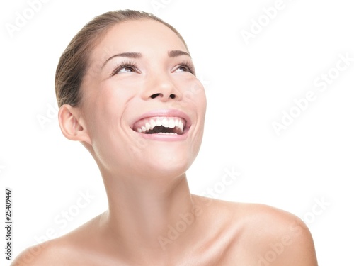 beauty woman laughing