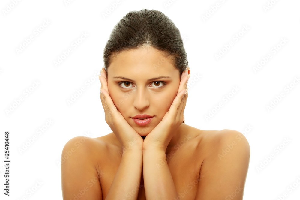Beautiful woman's face Beautiful woman's face