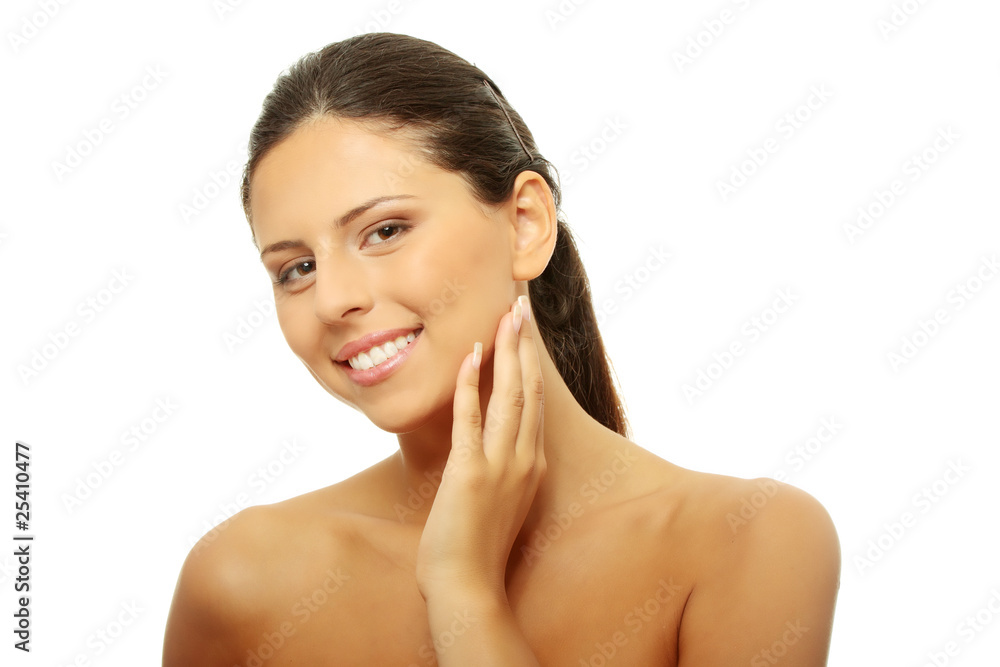 Beautiful woman's face Beautiful woman's face