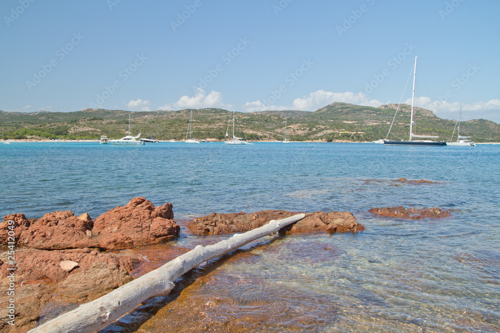 Fototapeta premium cote et littoral corse (la rondinara)