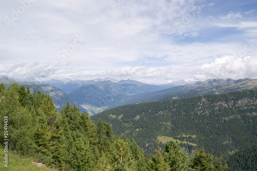 Dolomites landscape from Cermis
