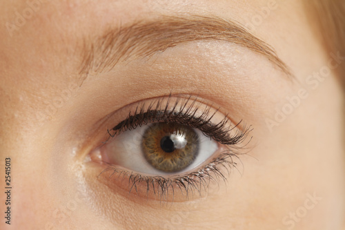 Close up of woman’s eye