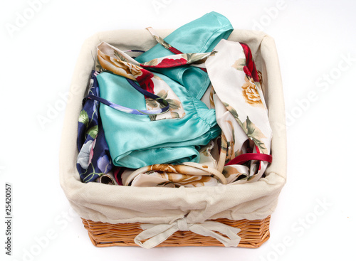 Canvastavla clothes-basket