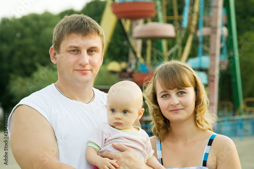 parents with baby