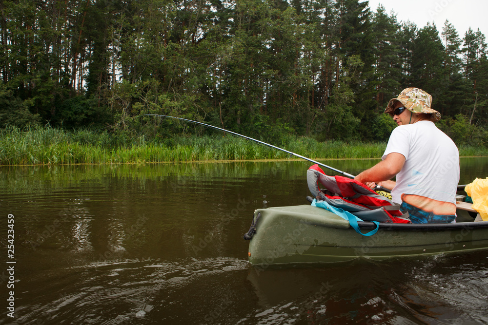 Man fishing