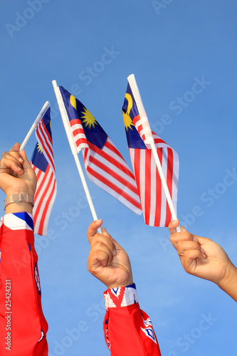 Photography three malaysia flag