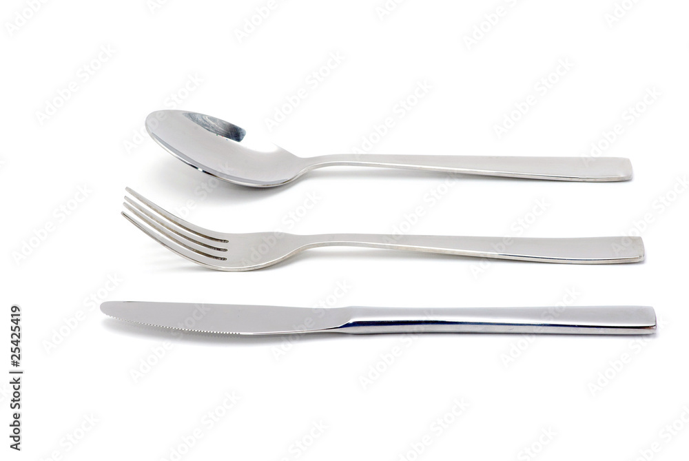 Fork, spoon and knife Fork, spoon and knife