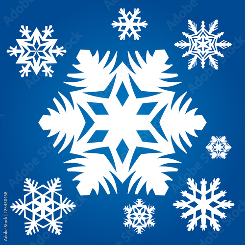 Set from original snowflakes