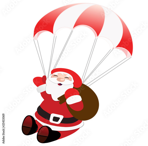 fliegender santa