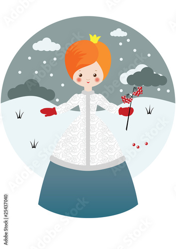 Little winter princess