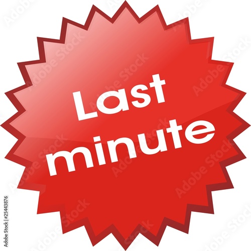 étiquette last minute