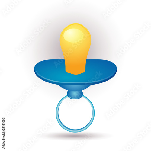 blue pacifier