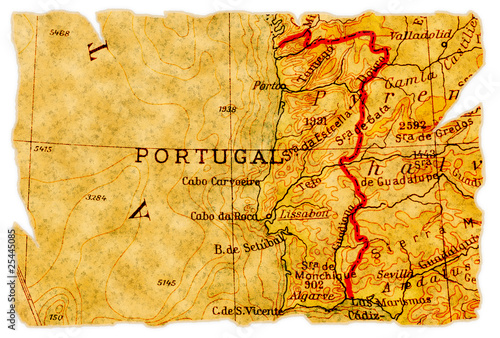 Portugal old map