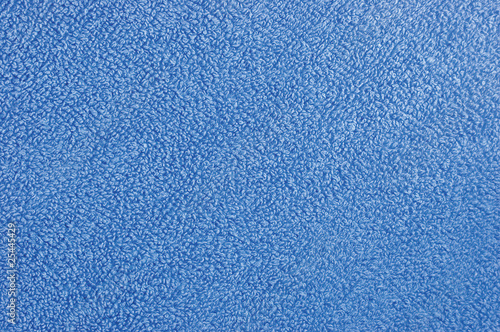 Blue plush terry cloth turkish bath towel macro background