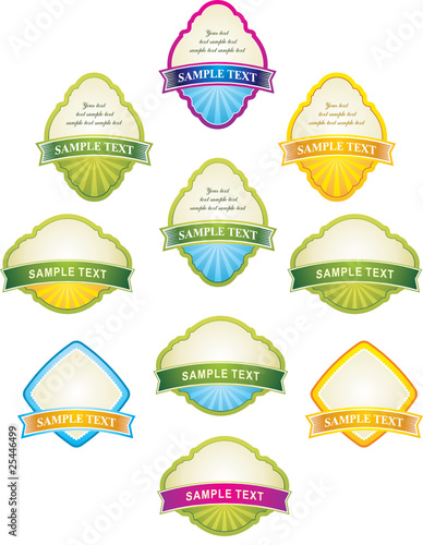 Wallpaper Mural set of fire design elements Torontodigital.ca