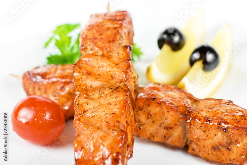 salmon kebab