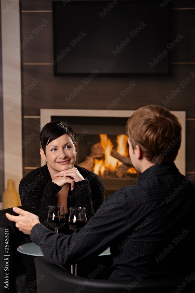 Romantic couple dating Romantic couple dating