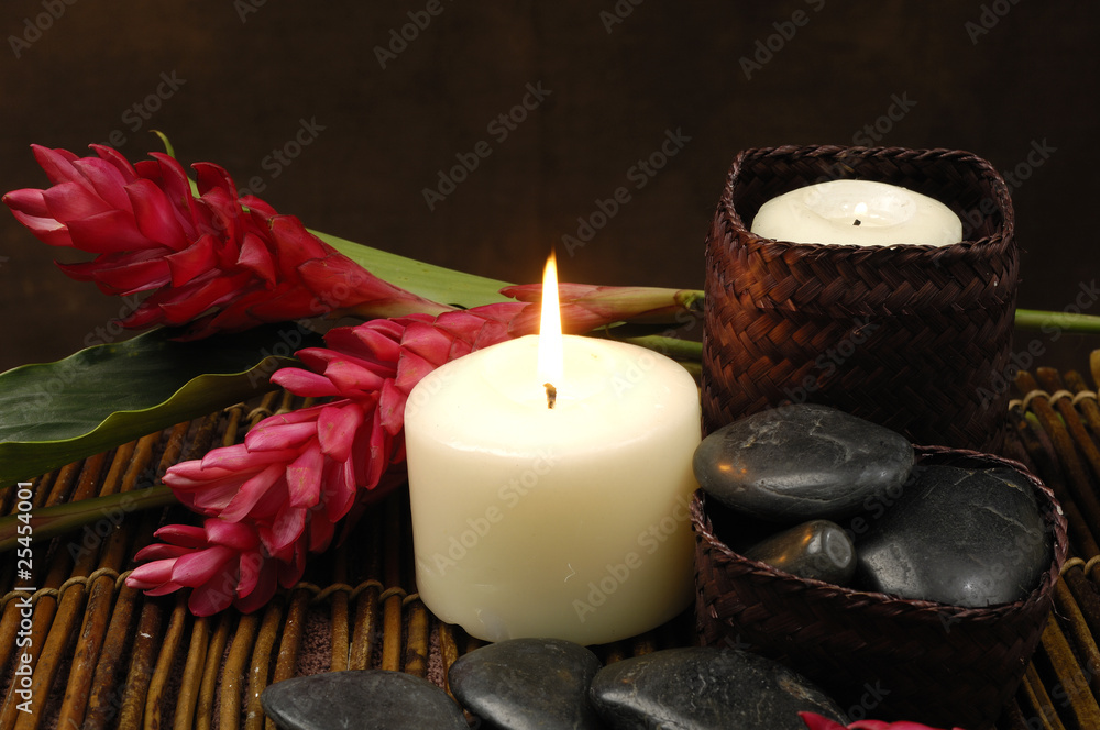 spa and wellness concept with flowers zen stones spa and wellness concept with flowers zen stones