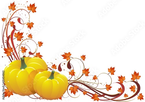 Halloween Autunno-Halloween Autumn Background-2-Vector