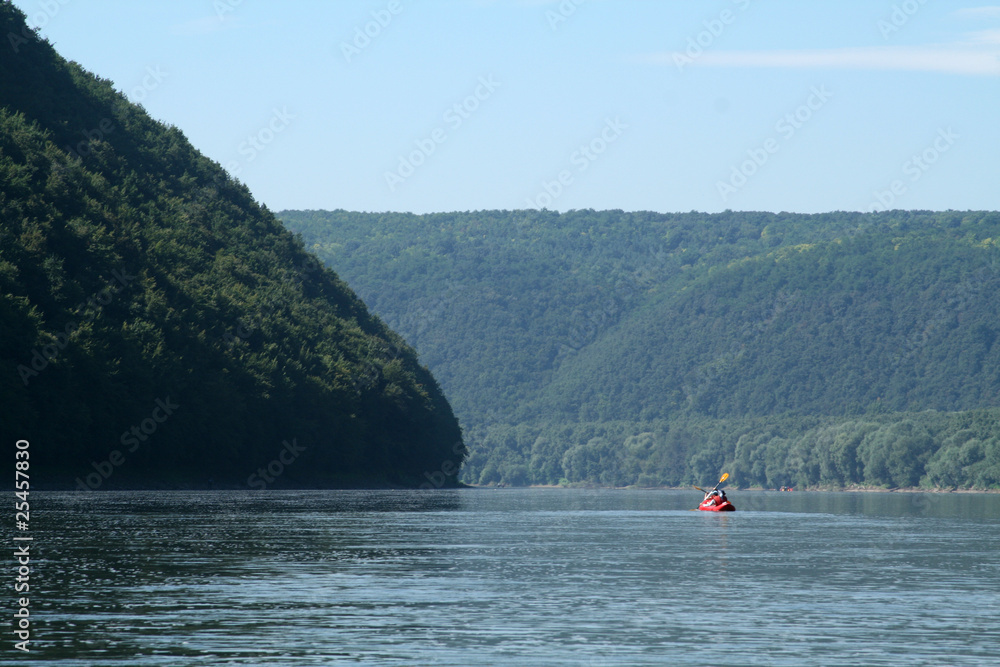 Rafting on the Dniester