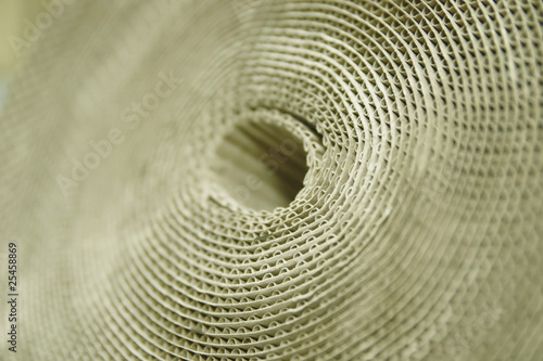 Fototapeta Naklejka Na Ścianę i Meble -  Pattern  of  Corrugated  Paper  rolls