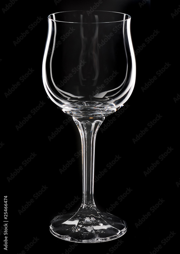 empty glass isolated on white background empty glass isolated on white background