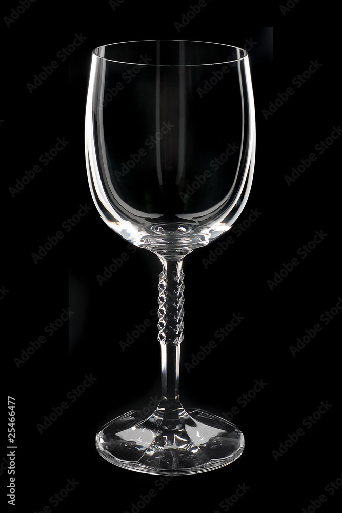 empty glass isolated on white background empty glass isolated on white background