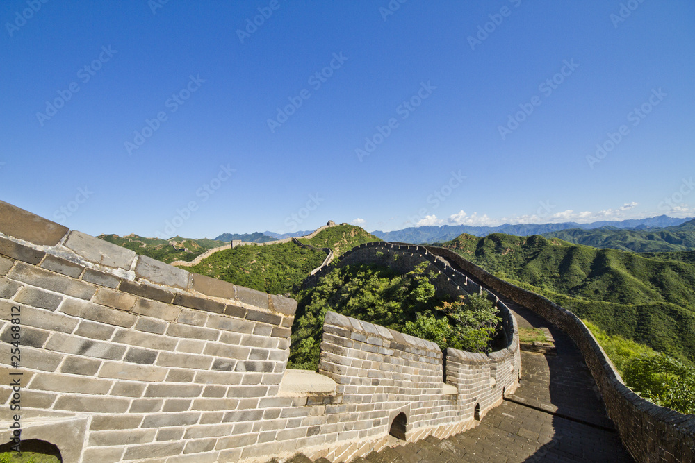 Great wall in Jingshanlin, Beijing