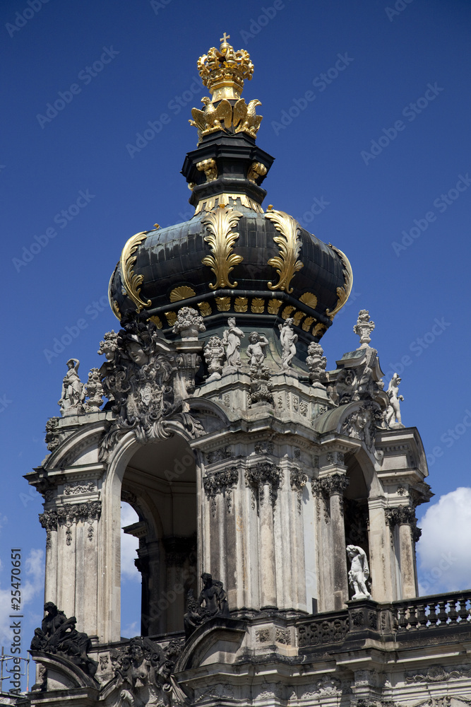 The Kronentor at the Zwinger Palace in Dresden