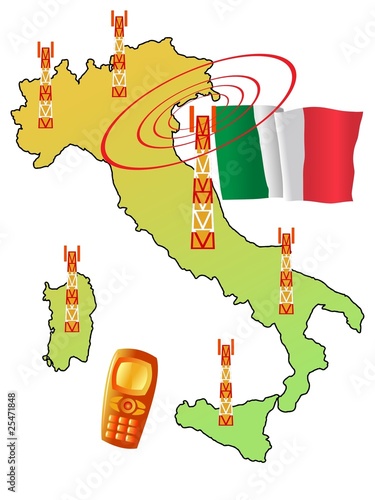 mobile connection of Italy