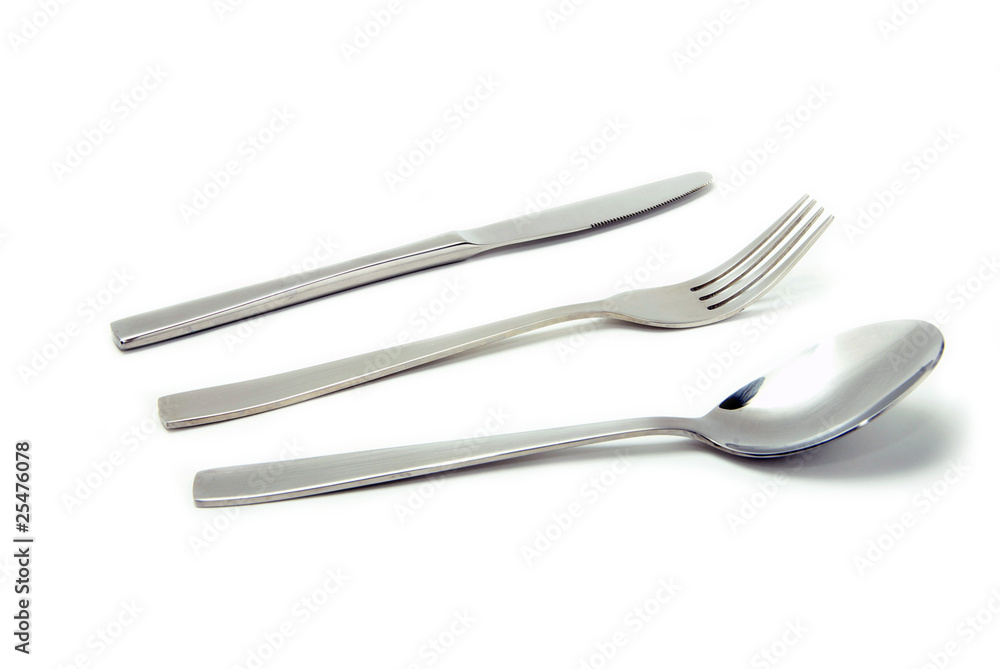 Fork, spoon and knife Fork, spoon and knife