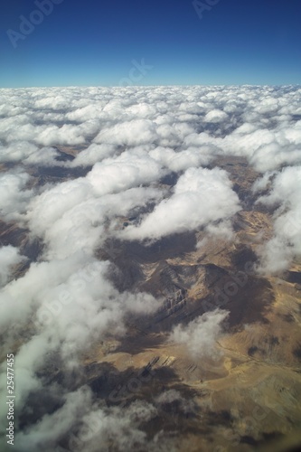 over the peruvian andes