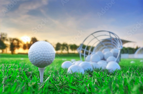 Tableau sur toile Golf game.