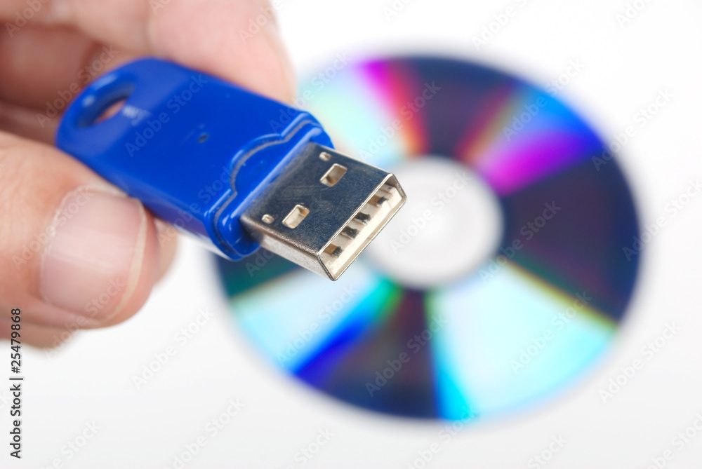 USB flash disk on DVD USB flash disk on DVD