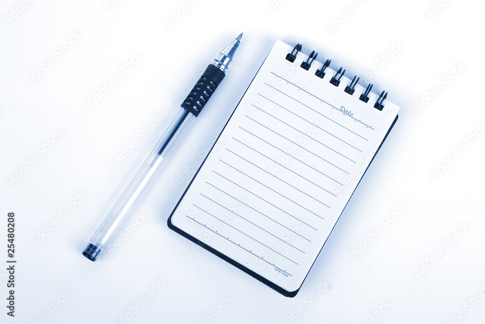 pen with note pen with note