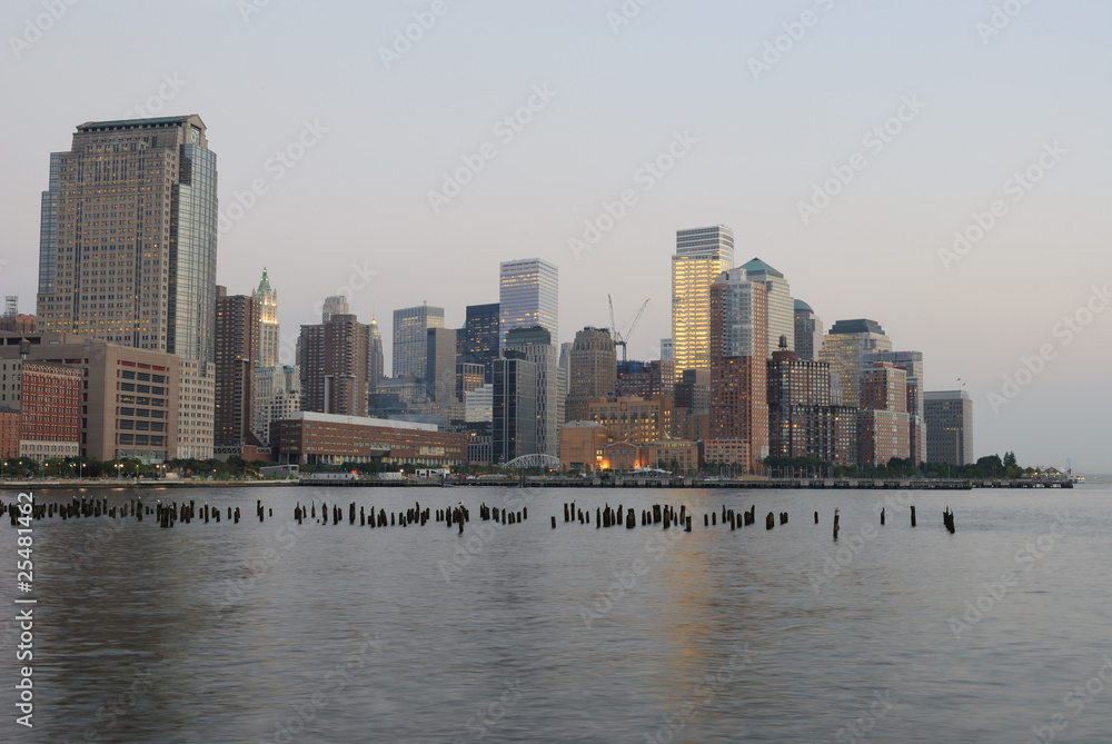 New York City Skyline at Dusk