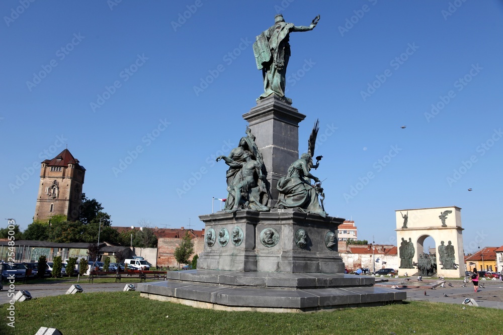 Obraz premium Reconciliation square, Arad, Romania