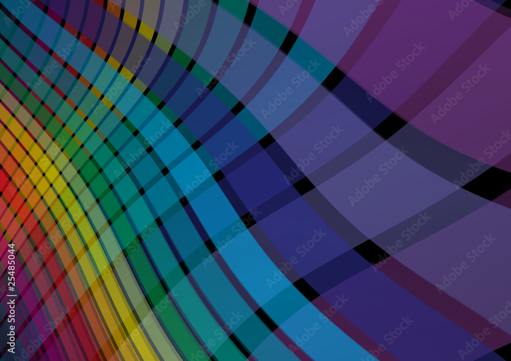 Fototapeta premium Rainbow colored background techno floor