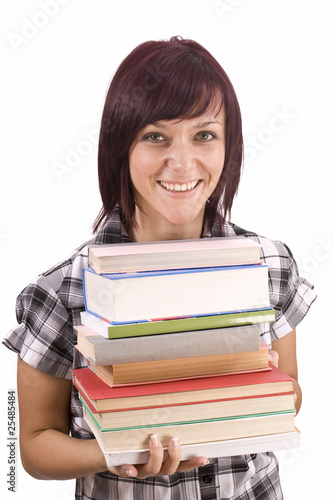 smiling student woman