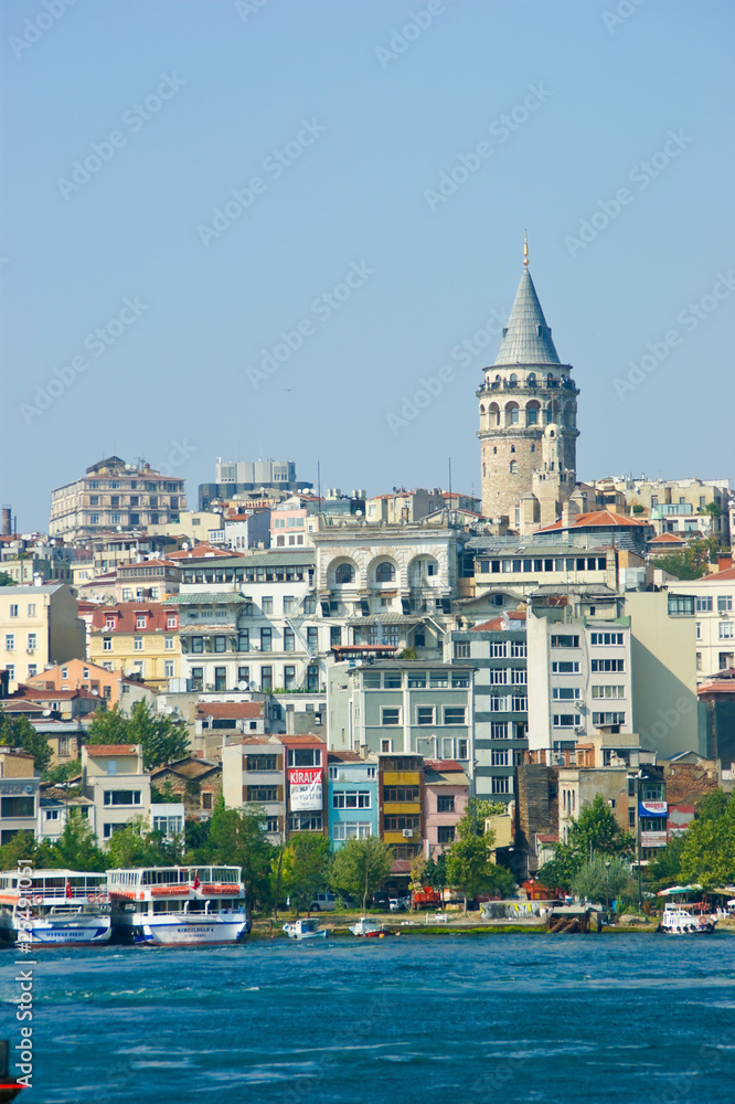 Istanbul's Galata tower from the ground up
