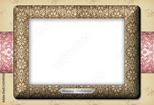 Tarjeta de Navidad, para añadir su foto o texto